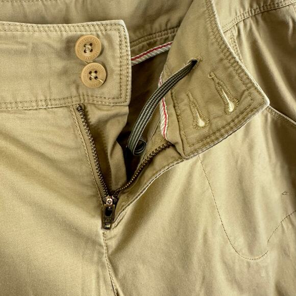 The North Face Tan Cotton Mid Rise Lightweight Hiking Capri Pants Size 10 - Picture 6 of 9